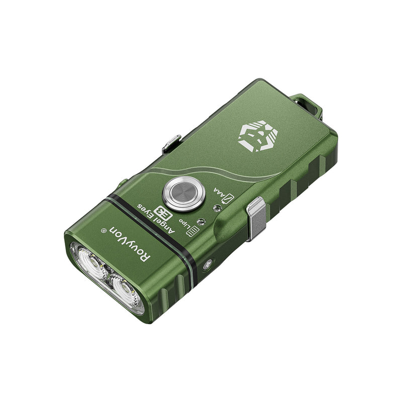 Angel Eyes E3, Lipo & AAA Battery Hybrid Keychain Flashlight