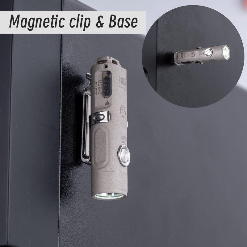 aurora a6 usb rechargeable keychain signal flashlight Aurora A3 Pro G4 (MAO Marble Gray) EDC Keychain Flashlight
