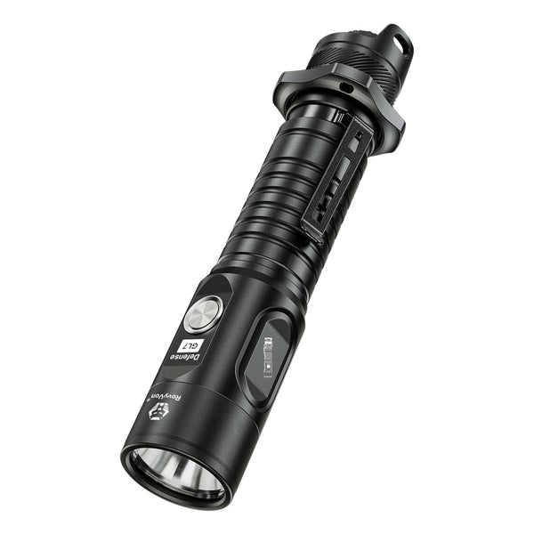 RovyVon GL7 Dual-Switch 2000 Lumens Tactical Flashlight