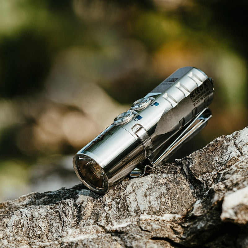 Aurora A24 (G2) Dual Button Titanium EDC Flashlight