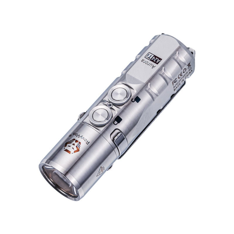 Aurora A24 (G2) Dual Button Titanium EDC Flashlight