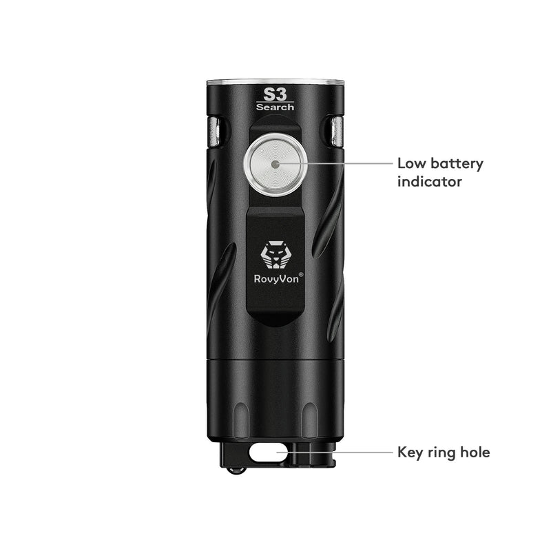 RovyVon S3 1800 Lumens EDC Flashlight