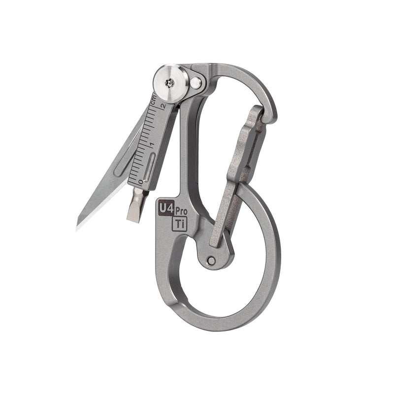 U4 Pro Titanium EDC Carabiner Multi-tool