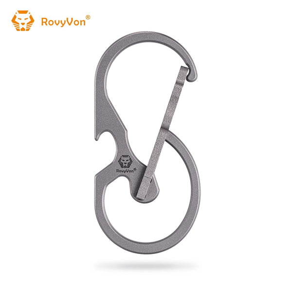 RovyVon Utility U8 Titanium Keychain Carabiner