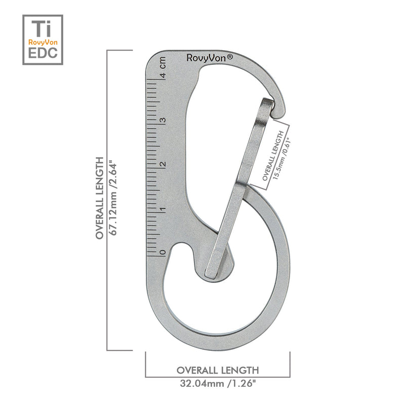 RovyVon Utility U4 Keychain Carabiner Knife