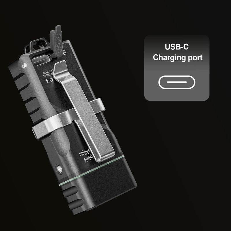 Angel Eyes E3, Lipo & AAA Battery Hybrid Keychain Flashlight