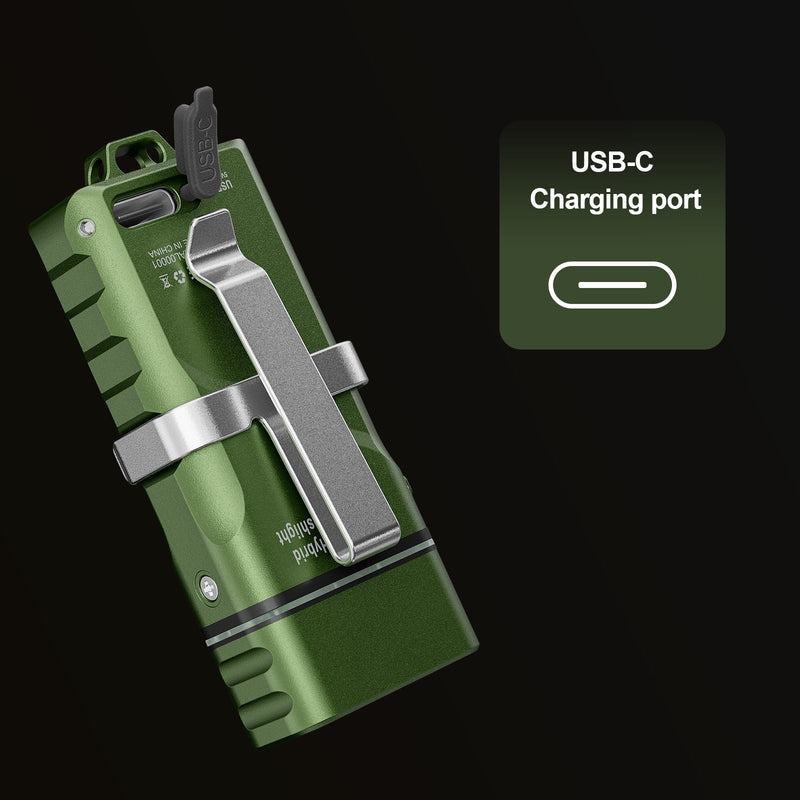 Angel Eyes E3, Lipo & AAA Battery Hybrid Keychain Flashlight